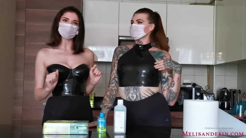 How to Sanitize your Hands in Video Miss Melisande Sin, Dominatrix Katharina (2023/Mp4/1000 MB)