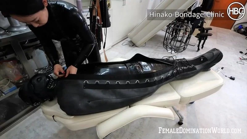 Hinako Bondage Clinic – Sub Gets Squeezed Super Tight in Neoprene, Latex Rest Sack by Mistress in Latex Catsuit (2023/Mp4/1000 MB)