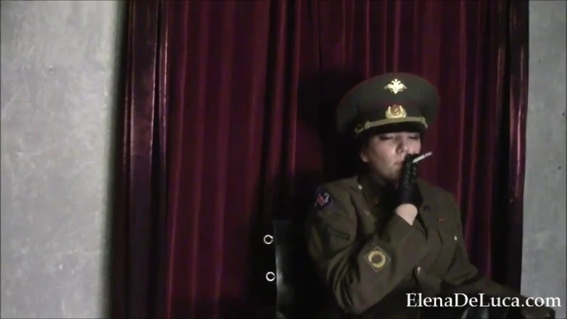 Elena De Luca [GLOVE FETISH, LEATHER FETISH, UNIFORMS] in Video Fascist FemDom – Smoking General POV (2023/Mp4/1000 MB)