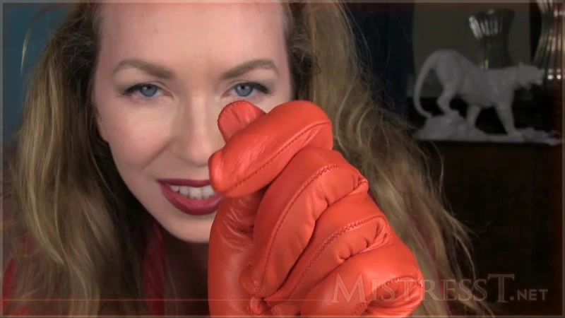 Mistress – T – Fetish Fuckery – Orange Leather Glove Handjob (2023/Mp4/1000 MB)