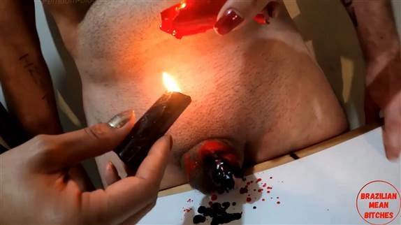 Wax play and CBT by Goddess Inara and Qween [BrazilianMeanBitches] (2023/MPEG-4/1.05 GB)