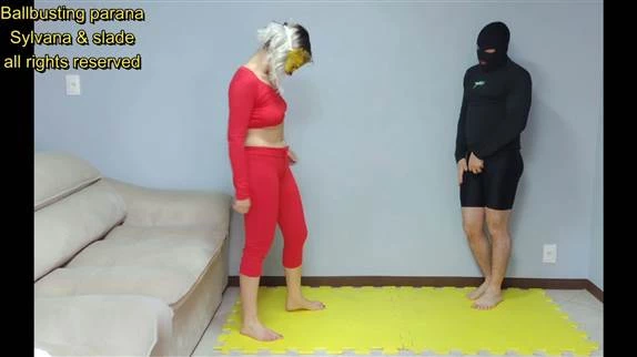 408 Sylvana stomped in balls in red cloths (2024/MPEG-4/855 MB)