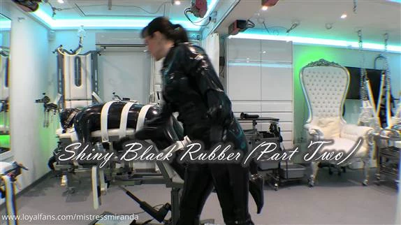 Miss Miranda in Video - Shiny Black Rubber (Part Two) (2024/MPEG-4/180 MB)