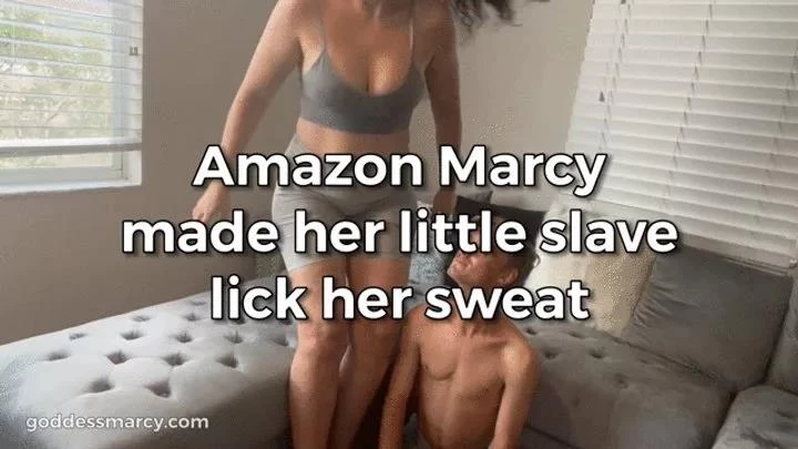 Goddess Marcy in Video Make New Slave Lick Her Sweat (2024/MPEG-4/1.34 GB)