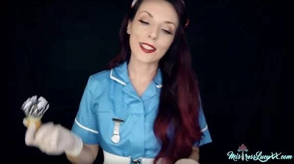 Mistress LucyXX in Video Nurse Lucys Close Shave (2024/MPEG-4/1.04 GB)