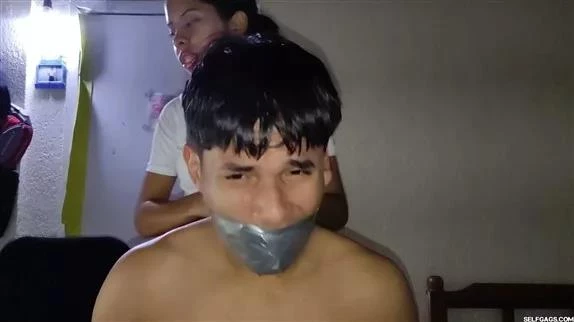 Selfgags Femdom Bondage - Teasing But Not Letting Him Cum (2025/MPEG-4/253 MB)