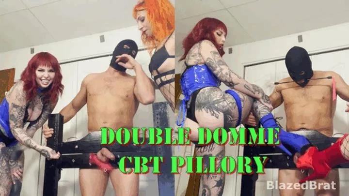 BlazedBrat in Video MERCY RAGE - Duo Domme CBT Pillory (2025/MPEG-4/234 MB)