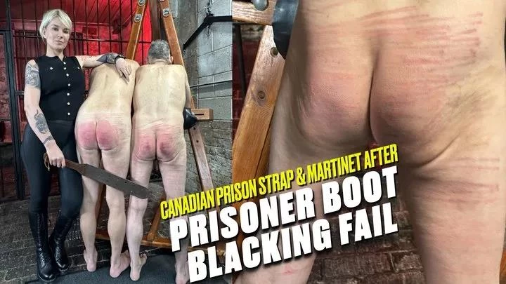 Strafkamer in Video Mistress Baton - Canadian prison strap & martinet after boot polishing fail (2025/MPEG-4/626 MB)