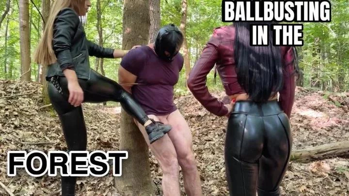 LadyAnnabelle666 and Evil Woman in Video Ballbusting In The Woods (2025/MPEG-4/1009 MB)