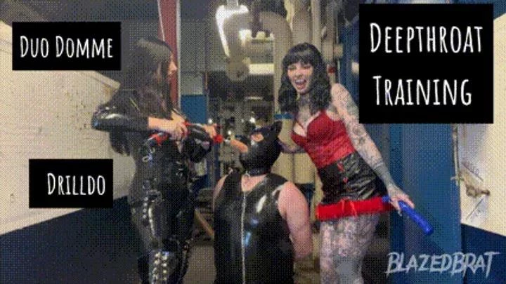 BlazedBrat in Video MERCY RAGE - Duo Drilldo Deepthroat Training (2025/MPEG-4/196 MB)