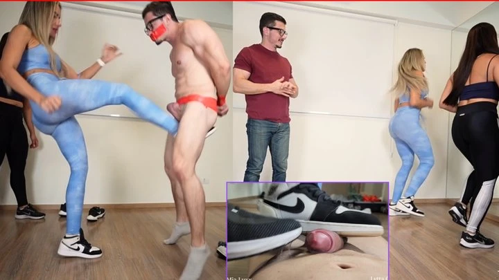 Mia Luxx in Video 7 Goddesses Feet Fjobs Ballbust - Fit Brats Destroy Loser's Balls at the Gym (2025/MPEG-4/892 MB)