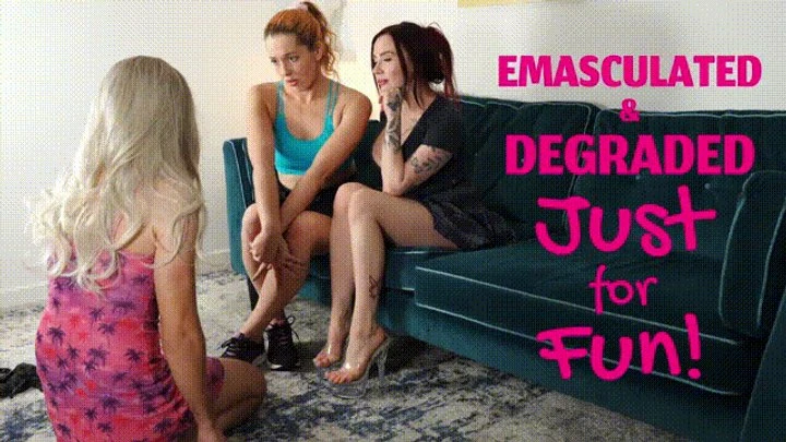 Girls In Charge in Video Emasculated And Degraded Just For Fun (2025/MPEG-4/3.00 GB)