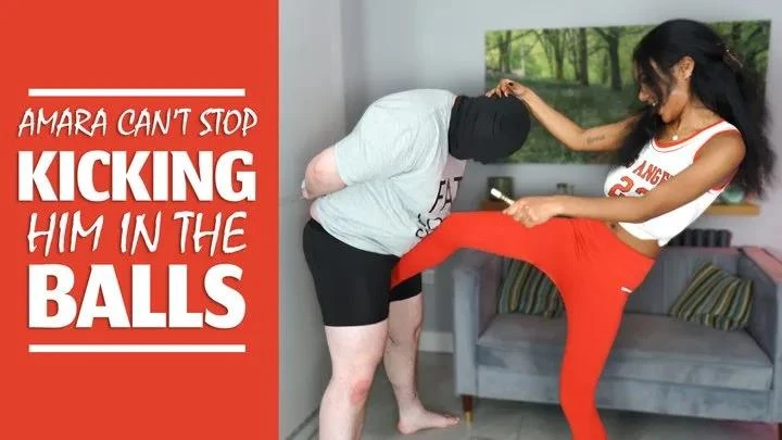 Girls In Charge in Video Amara Can't Stop Kicking Him In The Balls - Amara (2025/MPEG-4/1.47 GB)