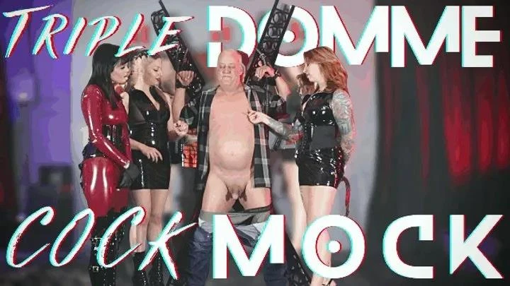Mistress Petra Hunter in Video Triple Domme Cock Mock (2025/MPEG-4/223 MB)
