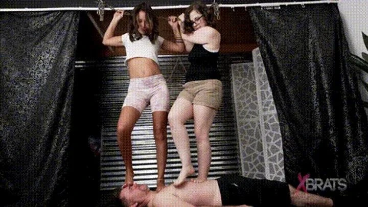 Bratty Foot Girls in Video Ari Parker & Ellie Charmful - I'll show you how to TRAMPLE! (2025/MPEG-4/1.67 GB)