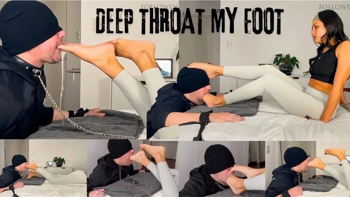 Mistress Enola Fetish in Video Deep Throat Gagging - My Foot Buried In His Mouth No Mercy - Mistress Enola - Deep Feet Extreme (2025/MPEG-4/1.53 GB)