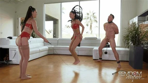 Vicious Femdom Empire in Video Dommes vs Balls - Alina Lopez, Gianna Dior - Ballbusting (2025/MPEG-4/1.41 GB)