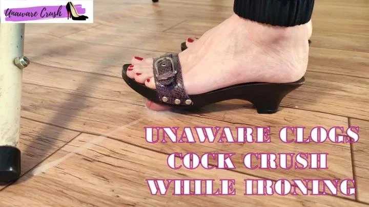 Unaware Crush in Video Step Grandma Unaware Clogs Cock Crush While Ironing (2025/MPEG-4/748 MB)
