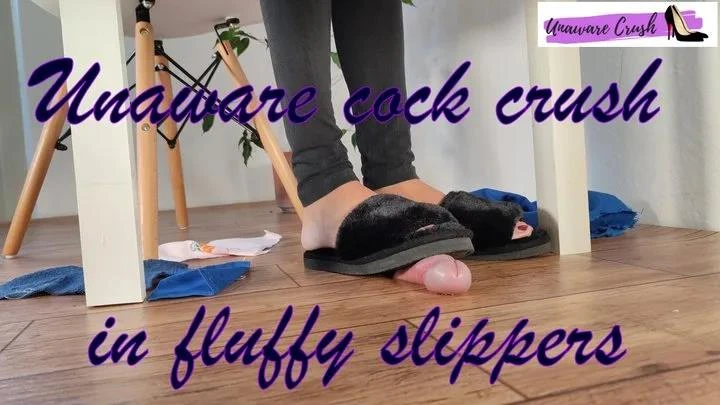 Unaware Crush in Video Black Fluffy Slippers Cock Crush While Embroidering (2025/MPEG-4/878 MB)