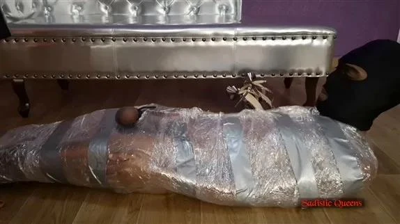 Sadistic Queens in Video Squishysax - Mistress Luna - Mummified Manhood (2025/MPEG-4/703 MB)