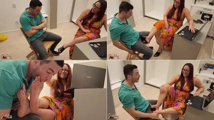 Kiffa Feet in Video Furniture Saleswoman Seduces Client With Her Sexy Feet Foot Worship Foot Fetish High Heels Cock Teasing Soles (2025/MPEG-4/1.00 GB)