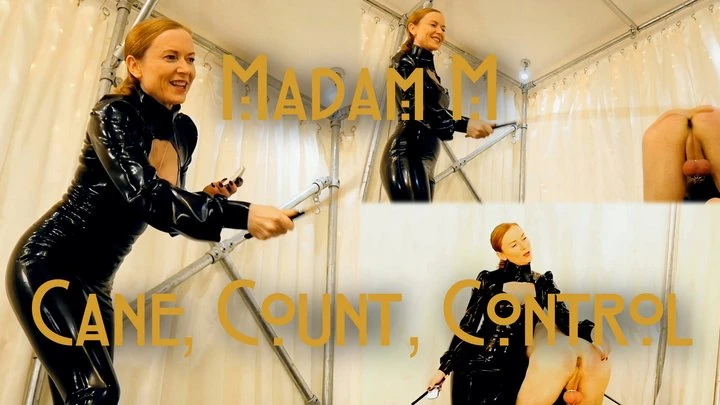 Madam M in Video Cane Count Control - challenged with extreme high count hard and fast caning (2026/MPEG-4/2.41 GB)