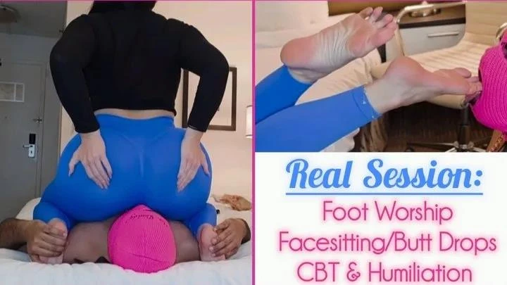 WorshipAriana in Video Real Session - Facesitting With a Side of Foot Worship and Ballbusting (2026/MPEG-4/1.47 GB)