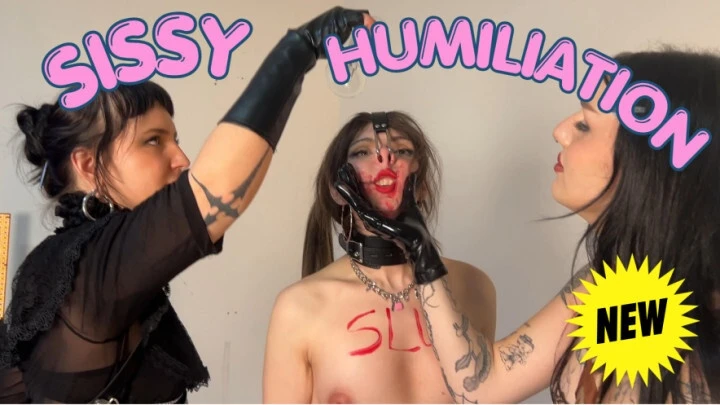 SissyJoyce - Sissy Joyce Humiliated by 2 Mistresses